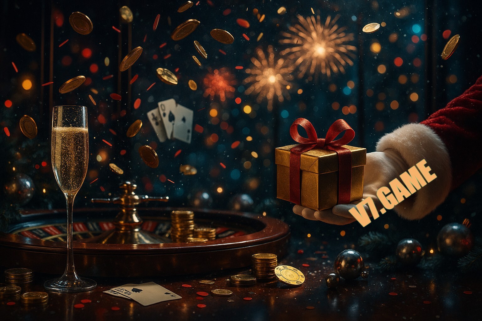 Promoções de Ano Novo no V7.GAME